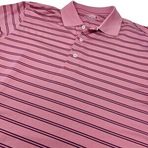 UNTUCKit Men's Golf‎ Polo Shirt Medium Rose Burgandy Short Sleeve